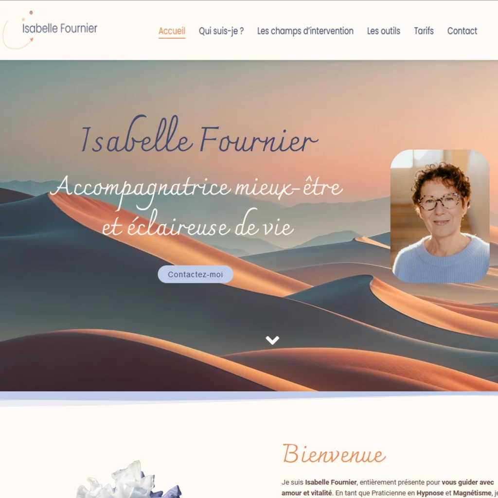 Site Isabelle Fournier